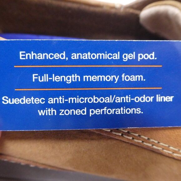 Nunn Bush Brown Leather Comfort Gel Boat Shoes Loafers‎ Mens 10.5 Wide NWT main image 12